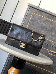 Chanel CF Caviar Gold Coin Black Size 22 x 13 x 7 cm - 1