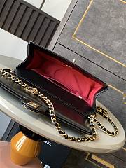 Chanel CF Caviar Gold Coin Black Size 22 x 13 x 7 cm - 5