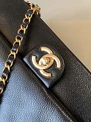 Chanel CF Caviar Gold Coin Black Size 22 x 13 x 7 cm - 3