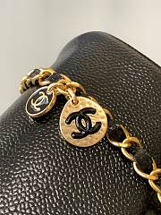 Chanel CF Caviar Gold Coin Black Size 13 x 17.5 x 6 cm - 2