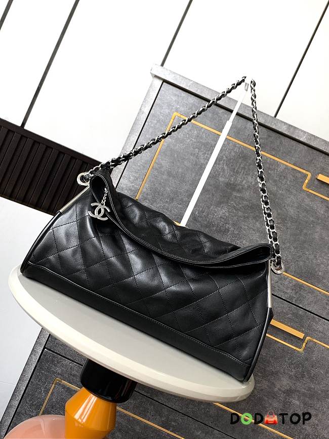 Chanel Ultimate Soft Hobo Bag Black Large Size 40 x 30 x 15 cm - 1