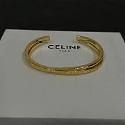 Celine Paris Double Thin Cuff  - 2