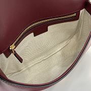 Gucci Handle Crossbody Bag Red Wine Size 27 x 17 x 7 cm  - 2