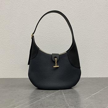 Loro Piana Underarm Bag Black Size 30 x 7 x 20 cm