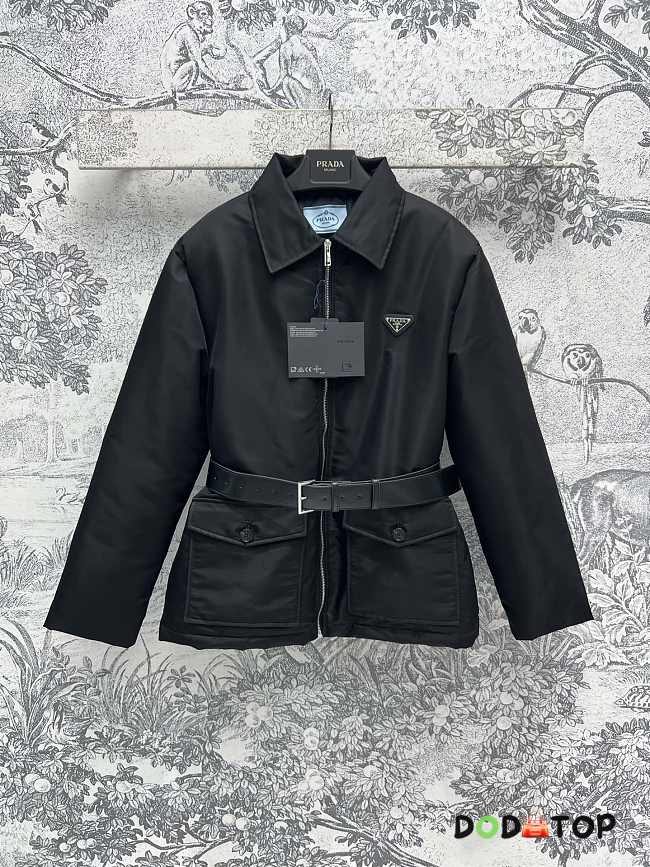 Prada Women Nylon Jacket Black  - 1