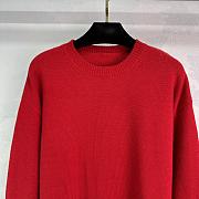 Valentino Floral-Applique Virgin Wool Sweater - 3