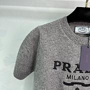 Prada Fine Knit Logo Sweatshirt  - 3