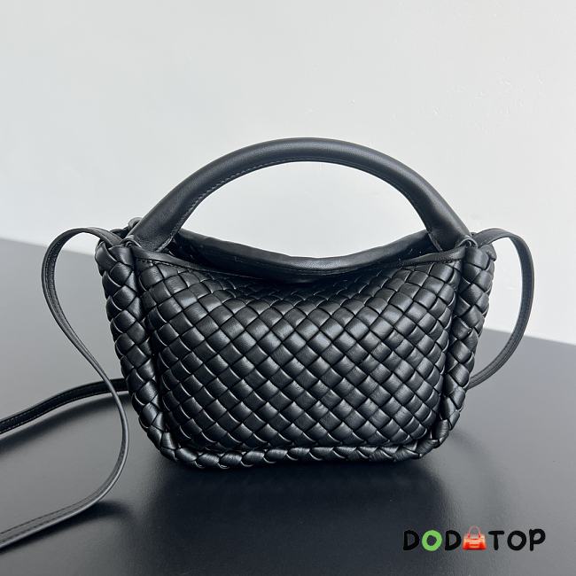 Bottega Veneta Mini Cobble Black Size 23 x 11 x 8 cm - 1