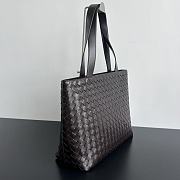 Bottega Veneta Large Leather Tote Bag Dark Brown Size 35 x 44 x 17 cm - 6