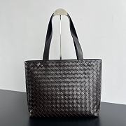 Bottega Veneta Large Leather Tote Bag Black Size 35 x 44 x 17 cm - 1