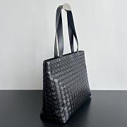 Bottega Veneta Large Leather Tote Bag Black Size 35 x 44 x 17 cm - 6