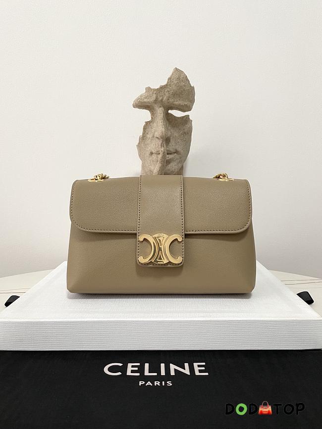 Celine Medium Victoire Bag Beige Size 23.5 × 14 × 8 cm - 1