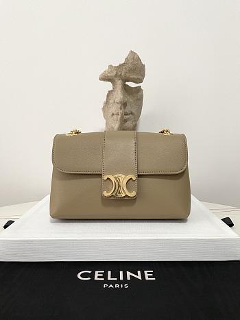 Celine Medium Victoire Bag Beige Size 23.5 × 14 × 8 cm