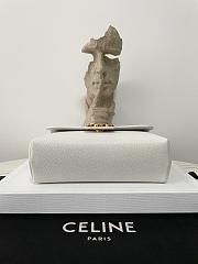 Celine Medium Victoire Bag White Size 23.5 × 14 × 8 cm - 6