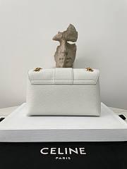 Celine Medium Victoire Bag White Size 23.5 × 14 × 8 cm - 3