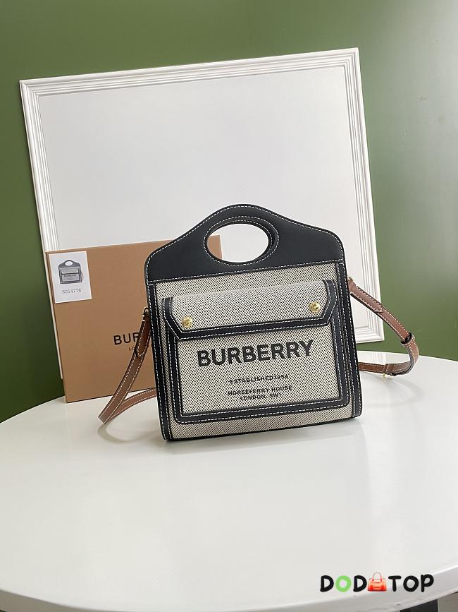 Burberry Canvas Beige Size 23 x 6 x 26.5 cm - 1