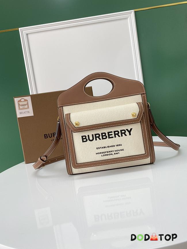 Burberry Canvas Brown Size 23 x 6 x 26.5 cm - 1