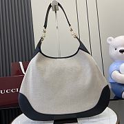 Gucci Body Double Lock Medium Shoulder Bag Canvas Leather Size 49 x 46 x 4 cm - 1