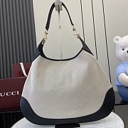 Gucci Body Double Lock Medium Shoulder Bag Canvas Leather Size 49 x 46 x 4 cm - 6