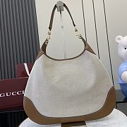 Gucci Body Double Lock Medium Shoulder Bag Canvas Brown Leather Size 49 x 46 x 4 cm - 1