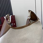 Gucci Body Double Lock Medium Shoulder Bag Canvas Brown Leather Size 49 x 46 x 4 cm - 5