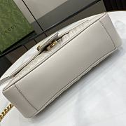 Gucci GG Marmont Light Gray Size 26 x 13 x 6 cm - 5