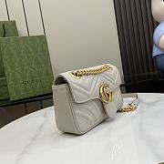 Gucci GG Marmont Light Gray Size 22 x 13 x 6 cm - 5