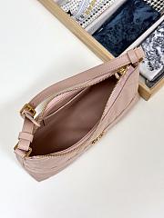 Dior Caro Mini Hobo Shoulder Bag Pink Size 23 x 13 x 6 cm - 4