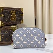 Louis Vuitton Pochette Small Cosmetic Bag M47515 Light Gray Size 19 x 12 x 6 cm - 3