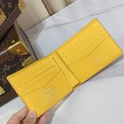 Louis Vuitton Slender Wallet Yellow Size 11 x 9 x 2 cm - 5