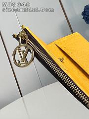 Louis Vuitton Lisa Wallet M83649 Yellow Size 9 x 11 x 1.5 cm - 5