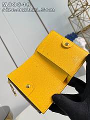 Louis Vuitton Lisa Wallet M83649 Yellow Size 9 x 11 x 1.5 cm - 4