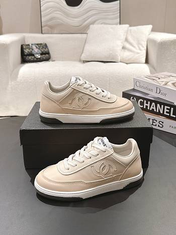 Chanel Trainers Beige/Blue/Gray