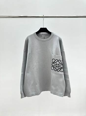 Loewe Sweater In Cotton Blend Black Unisex