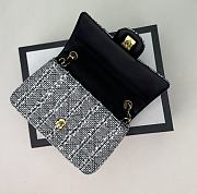 Chanel CF Woolen Black and White Size 20 cm - 3