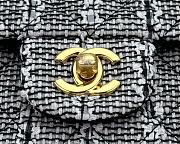 Chanel CF Woolen Black and White Size 25 cm - 5