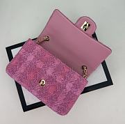 Chanel CF Woolen Pink Size 20 cm - 3