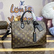 Louis Vuitton Speedy Soft 30 Dark bag M12243 Size 30 x 17 x 21 cm - 1