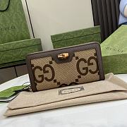 Gucci Bamboo Brown Wallet Size 19 x 11 x 3 cm - 1