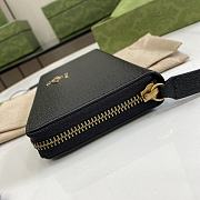 Gucci Zipper Wallet Black Size 19 x 11 x 2.5 cm - 5