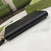 Gucci Zipper Wallet Black Size 19 x 11 x 2.5 cm - 3