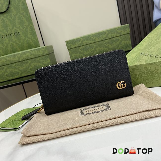 Gucci GG Zipper Wallet Black Size 19 x 11 x 2.5 cm - 1