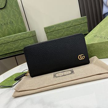 Gucci GG Zipper Wallet Black Size 19 x 11 x 2.5 cm