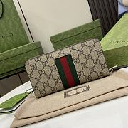 Gucci Zipper Wallet Brown Size 19 x 11 x 2.5 cm - 6