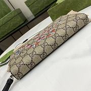 Gucci Zipper Wallet Brown Pvc/Coral Snake Size 19 x 11 x 2.5 cm - 2