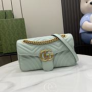 Gucci GG Marmont Light Green Size 26 x 13 x 6 cm - 1