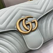 Gucci GG Marmont Light Green Size 26 x 13 x 6 cm - 4