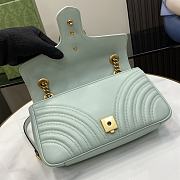 Gucci GG Marmont Light Green Size 26 x 13 x 6 cm - 2