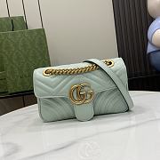 Gucci GG Marmont Light Green Size 22 x 13 x 6 cm - 1