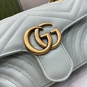 Gucci GG Marmont Light Green Size 22 x 13 x 6 cm - 6